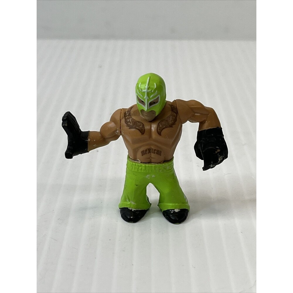 WWE Rumblers REY MYSTERIO Green Fluo Outfit LOOSE